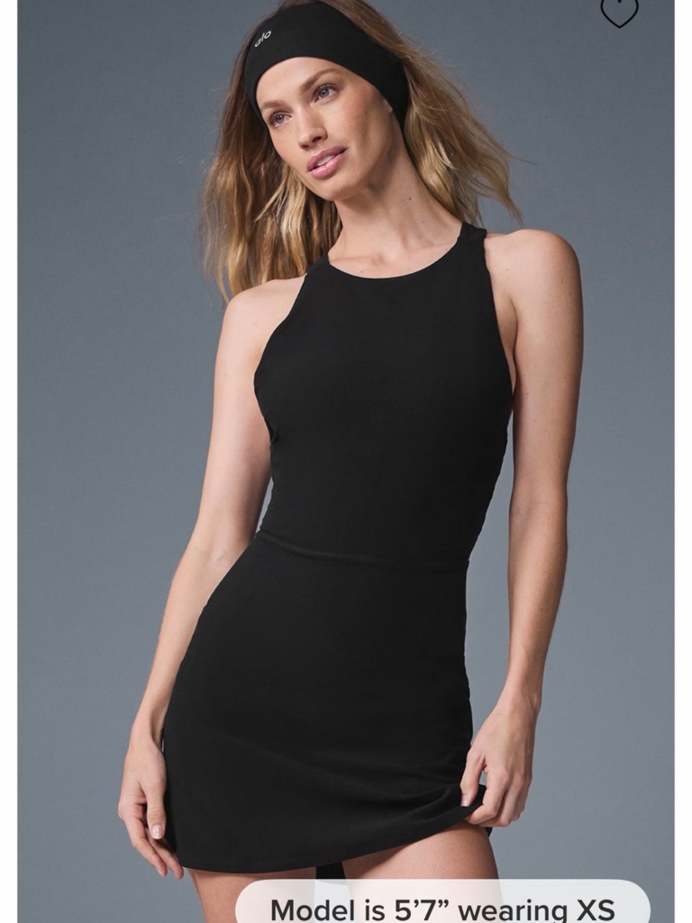 ALO soft backspin dress